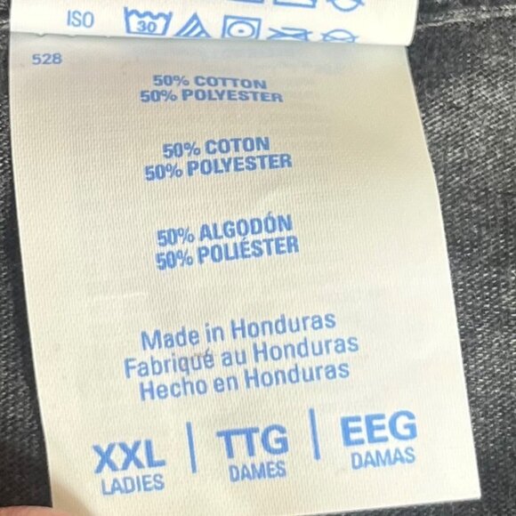 Wisconsin Badger State Tshirt Womens XXL Gray Souvenir Port & Company - Picture 8 of 9